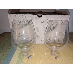 NEW Spiegelau 6.5" Brandy Cognac Snifter - Set of 6 Crystal Glass Lead Free